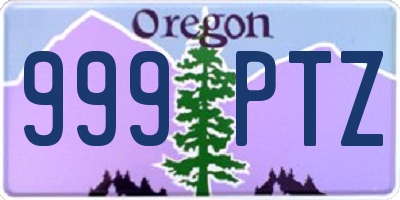 OR license plate 999PTZ