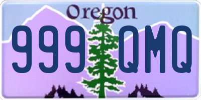 OR license plate 999QMQ