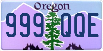 OR license plate 999QQE