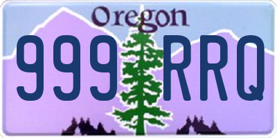 OR license plate 999RRQ