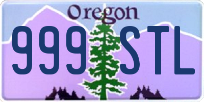 OR license plate 999STL