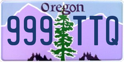 OR license plate 999TTQ