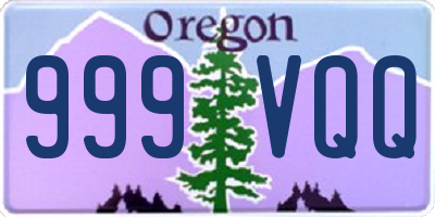 OR license plate 999VQQ