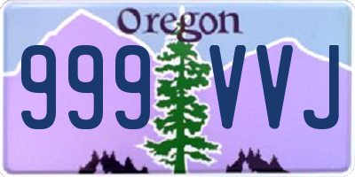 OR license plate 999VVJ