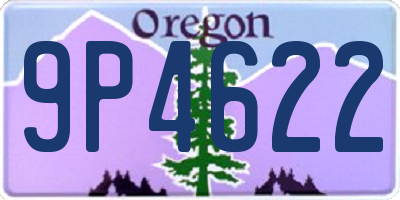 OR license plate 9P4622