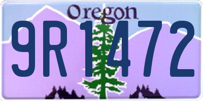 OR license plate 9R1472