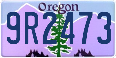 OR license plate 9R2473