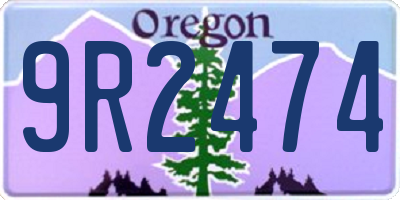 OR license plate 9R2474