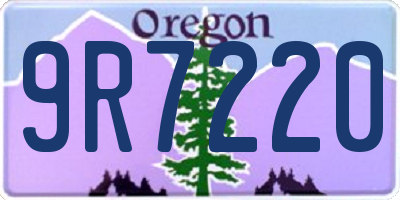 OR license plate 9R7220