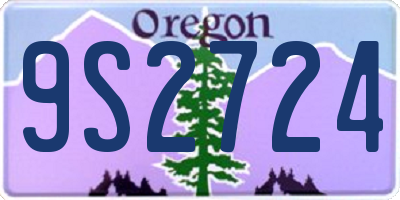 OR license plate 9S2724