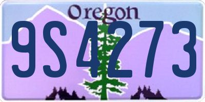 OR license plate 9S4273