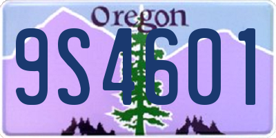 OR license plate 9S4601