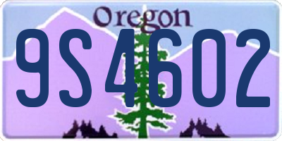 OR license plate 9S4602