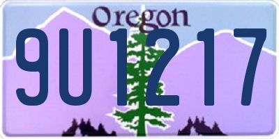 OR license plate 9U1217