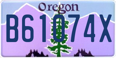 OR license plate B61074X