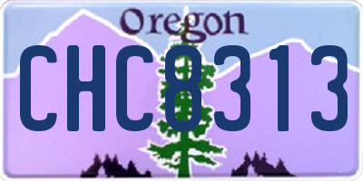 OR license plate CHC8313