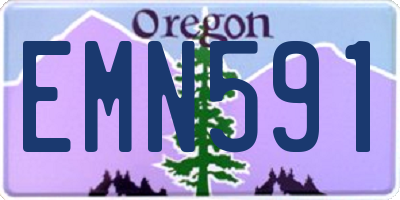 OR license plate EMN591