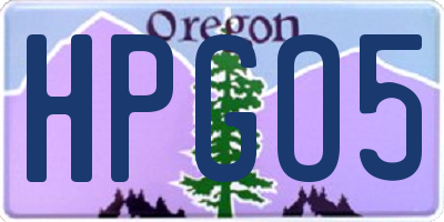 OR license plate HPGO5