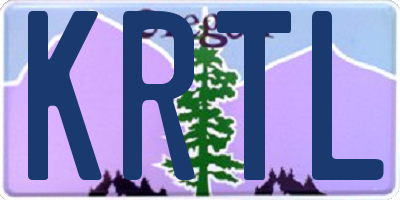 OR license plate KRTL