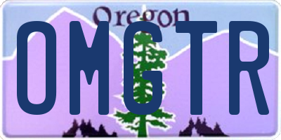 OR license plate OMGTR