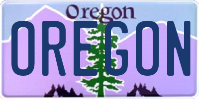 OR license plate OREGON