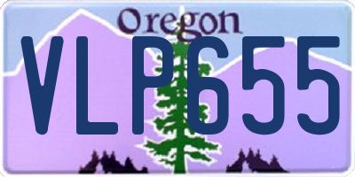 OR license plate VLP655