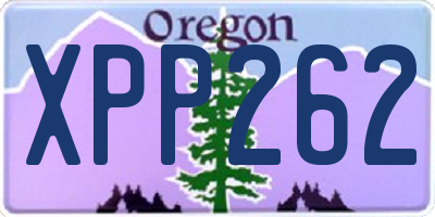 OR license plate XPP262