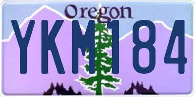 OR license plate YKM184