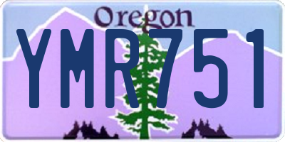 OR license plate YMR751