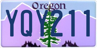 OR license plate YQY211