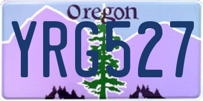 OR license plate YRG527