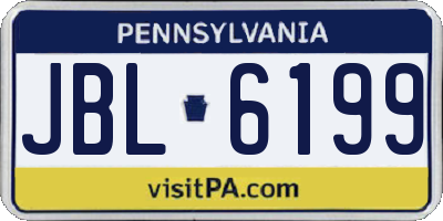 PA license plate JBL6199