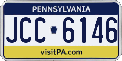 PA license plate JCC6146