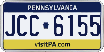 PA license plate JCC6155