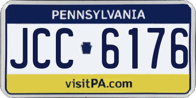 PA license plate JCC6176