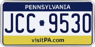 PA license plate JCC9530