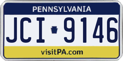 PA license plate JCI9146