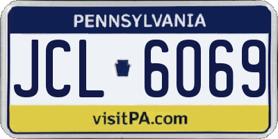 PA license plate JCL6069