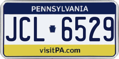 PA license plate JCL6529