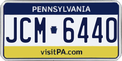 PA license plate JCM6440