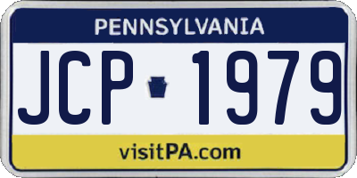 PA license plate JCP1979