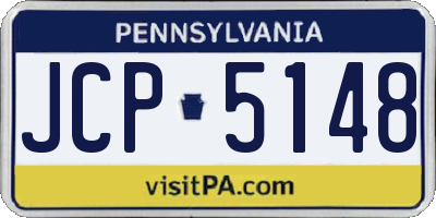 PA license plate JCP5148