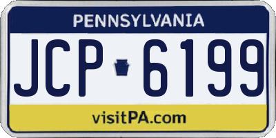 PA license plate JCP6199