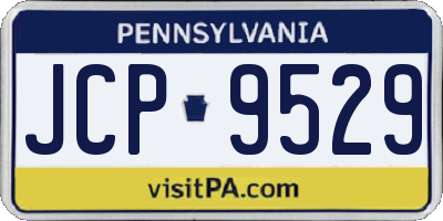 PA license plate JCP9529