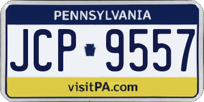 PA license plate JCP9557