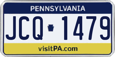 PA license plate JCQ1479