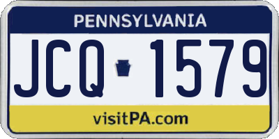 PA license plate JCQ1579