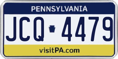 PA license plate JCQ4479