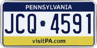 PA license plate JCQ4591