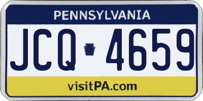 PA license plate JCQ4659